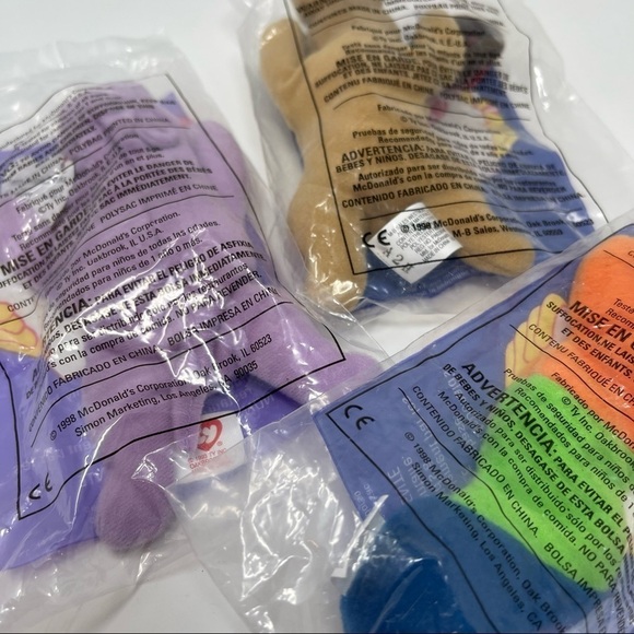 TY McDonald's Happy Meal Teenie Beanies Vintage 1993 - Picture 14 of 14